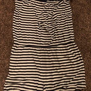 LOFT Dresses - NWT Loft Beach striped strapless romper LOFT Dresses - NWT Loft Beach striped strapless romper